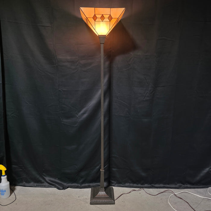 Tiffany Style Floor Lamp Simple Modern Style with Key Switch 14"x14"x71"