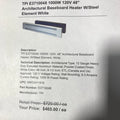 TPI E3710048 1000W 120V 48" Architectural Baseboard Heater W/Steel Element White