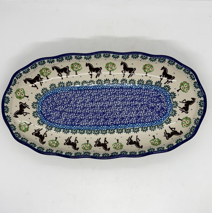 Tray ~ Scalloped Oval ~ 6.25 x 12.5 inch ~ 2256X