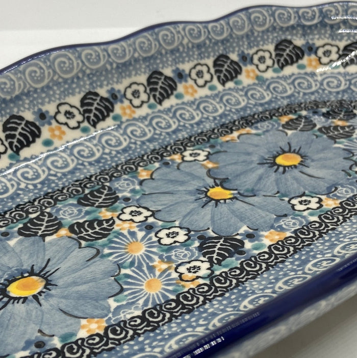 Tray ~ Scalloped Oval ~ 6.25 x 12.5 inch ~ U4653 ~ U7!
