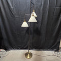Unique Three Shade Swinging Floor Lamp 22"x23"x71"