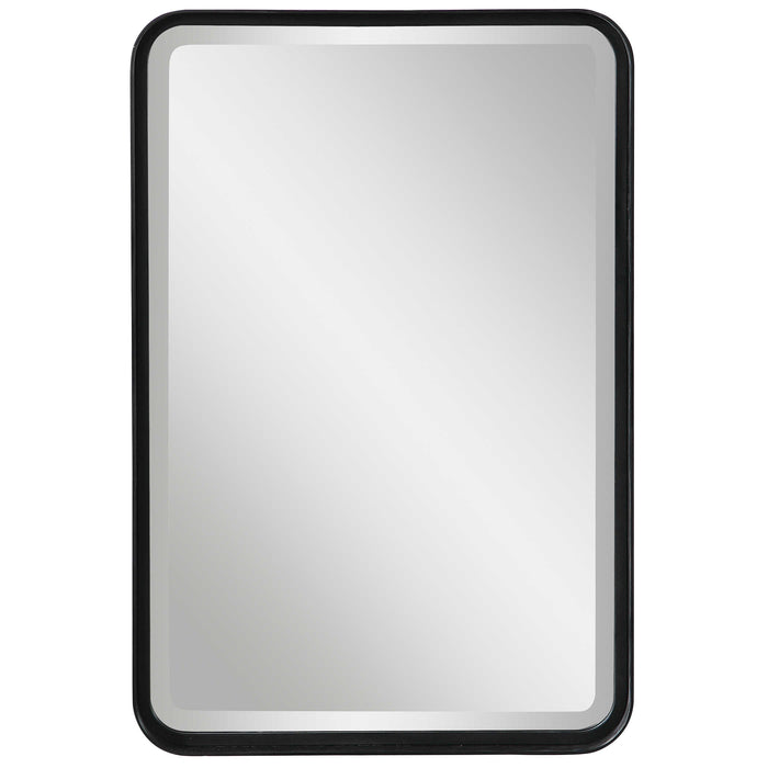 Uttermost 09573 Croften 30.25" Vanity Mirror | Black