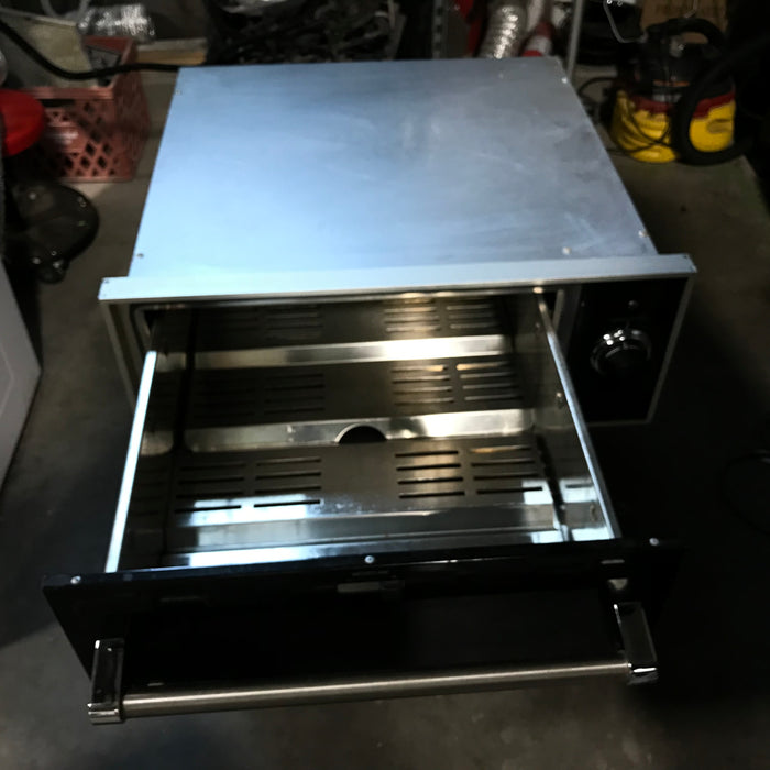Viking Black Warming Drawer 26.5"x 25"x 10"