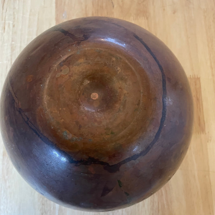 Vintage 4.5 Quart Copper Bowl Insert for Mixer. 8.75"x 6.5"