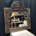Vintage Floral Applique Wall Mirror 26" x 32"