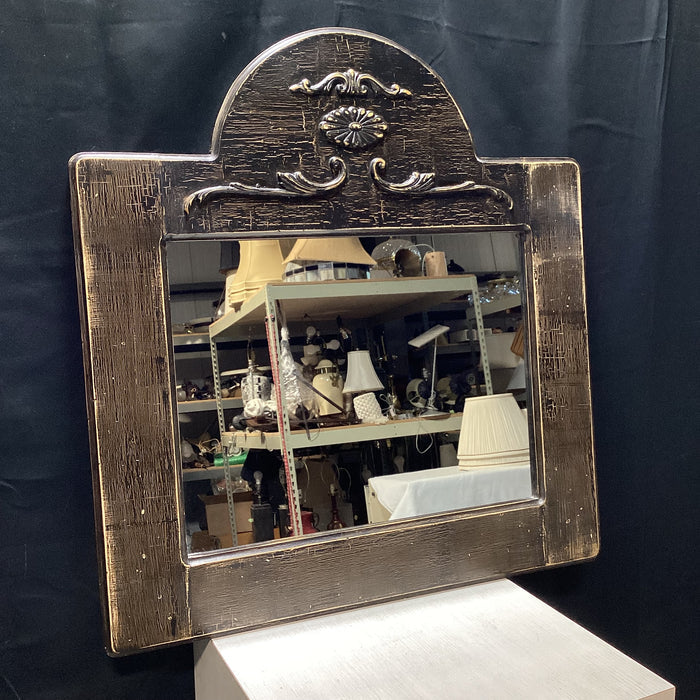 Vintage Floral Applique Wall Mirror 26" x 32"