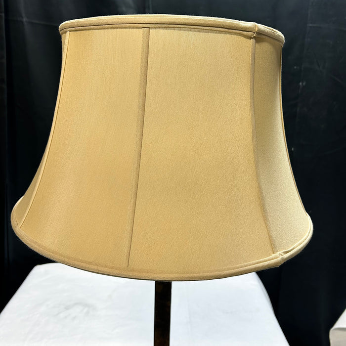 Vintage Gold & Iron Floor Lamp 15"x 65"