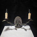 Vintage Hammerton Custom French Candle Sconce Two Lights 19"x9"x13"