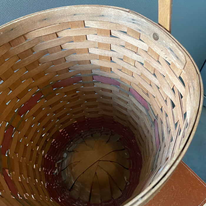 Vintage Longaberger Woven, Signed by Artist. 1991"Holiday Hostess Tree Trimming Basket