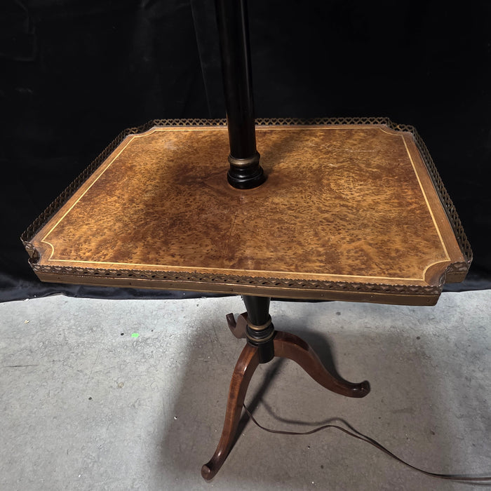 Vintage Queen Anne Style Table Lamp 21"x17"x59"