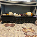 Vintage Style Rococo Wooden Scrolling Detail, Claw Feet Wood Indoor Planter, 48"x 12'x 12"