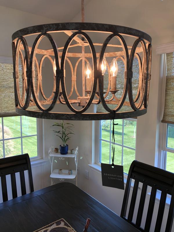 Visual Comfort Studio F3222/5DA-OB Patrice 21" Chandelier