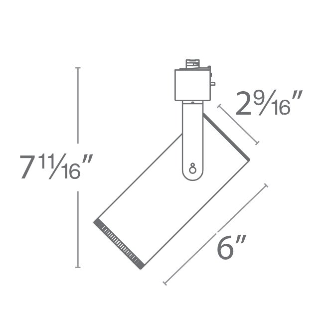 WAC Lighting Silo X20 20W H Track Luminaire