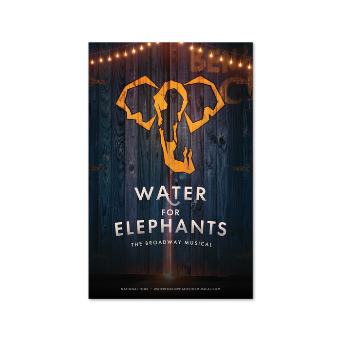 WATER FOR ELEPHANTS Tour Windowcard