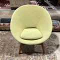 West Elm Mid Century Style Yellow Luna Chair 37"x 36"x 35"