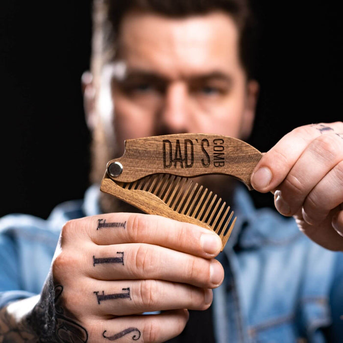 Wooden Beard Comb - Dad's comb (B2B)