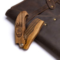 Wooden Beard Comb - Live Like a King (B2B)