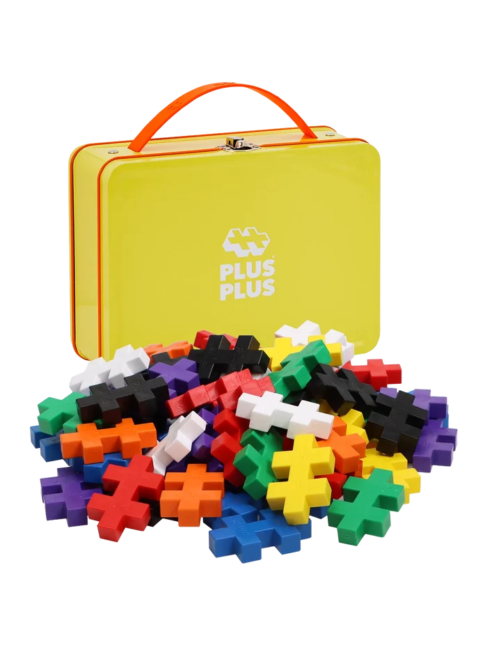 Yellow Metal Suitcase with BIG Basic Color Mix – 70 pcs