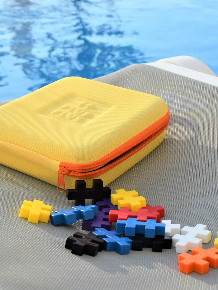 Yellow Travel Case with Basic Color Mix – 15 pcs