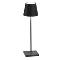 Zafferano LD0320N3 Poldina Pro Mini Table Lamp | Dark Gray