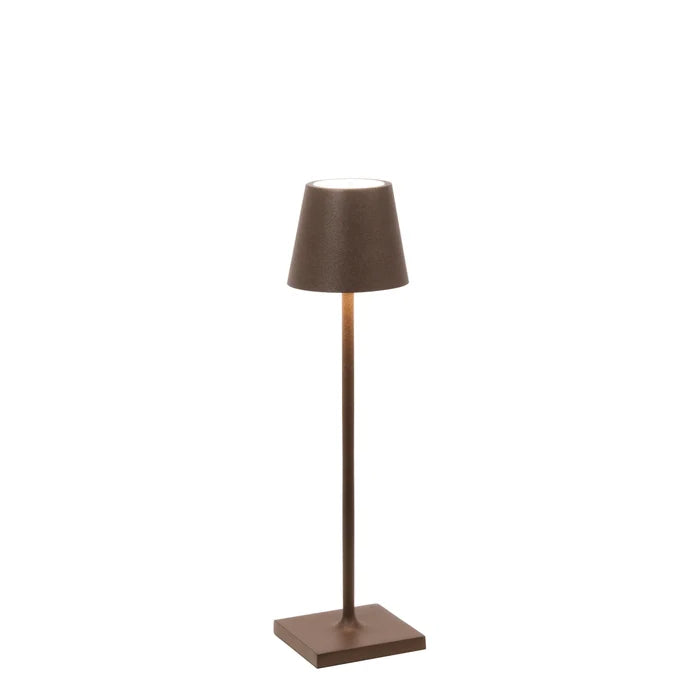 Zafferano LD0320R3 Poldina Pro Mini Table Lamp | Rust
