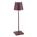 Zafferano LD0340X3 Poldina Pro Cordless Table Lamp | Bordeaux